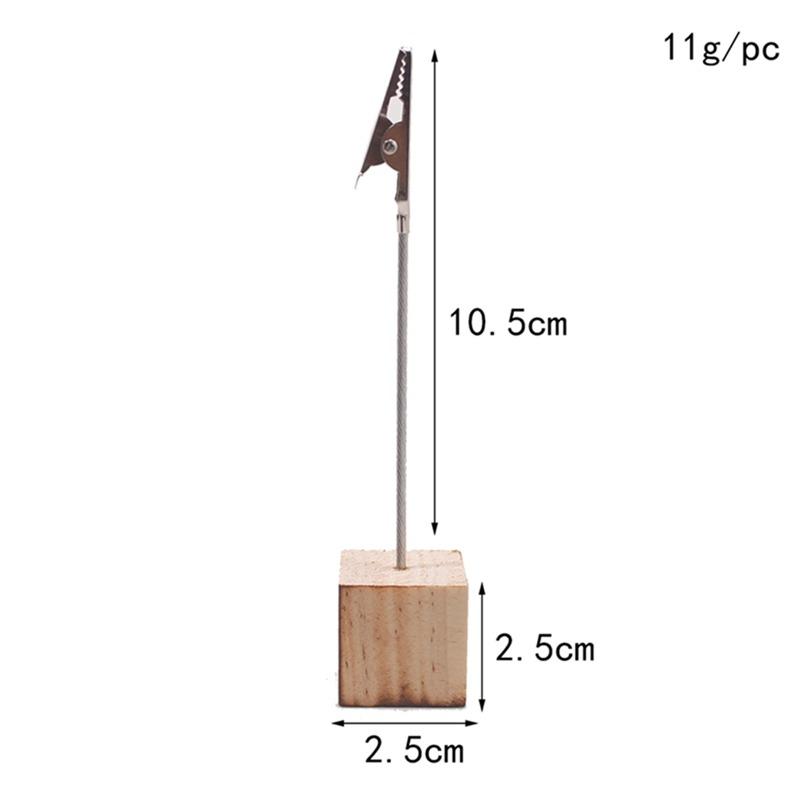 

DIY Crafts Decoration Деревянный блок Визитница Крокодил Железный зажим Зажим для сообщений Украшения для вечеринки на День святого Валентина