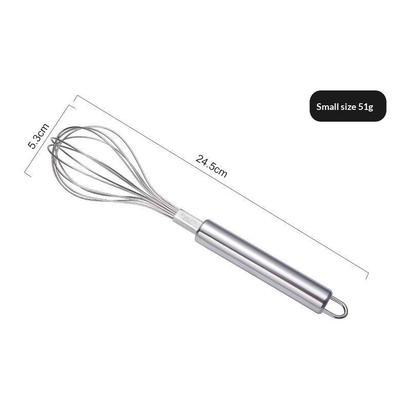 1Pcs Stainless Steel Egg Beater Hand Whisk Egg Mixer Baking Cake Tool Baking Set Home Egg Tools Kitchen Accessories For Egg
