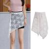 Anti-glare Lace Underskirt Slips Irregular Lining Petticoat Women Safety Skirt Petticoat  Summer