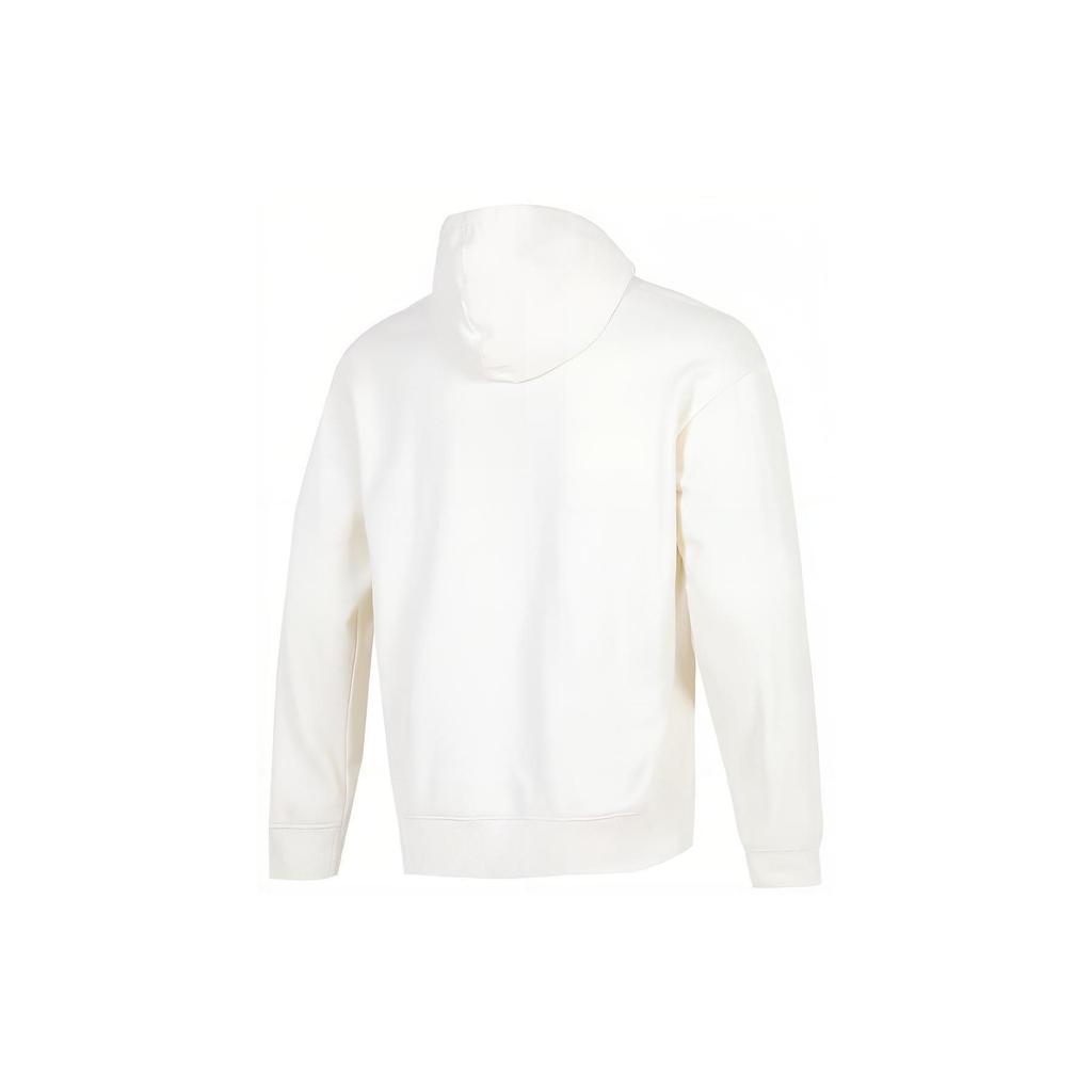 Puma FW22 Kangaroo Pocket Hooded Pullover Sweatshirt With Logo Print Men Tops White 539909-93