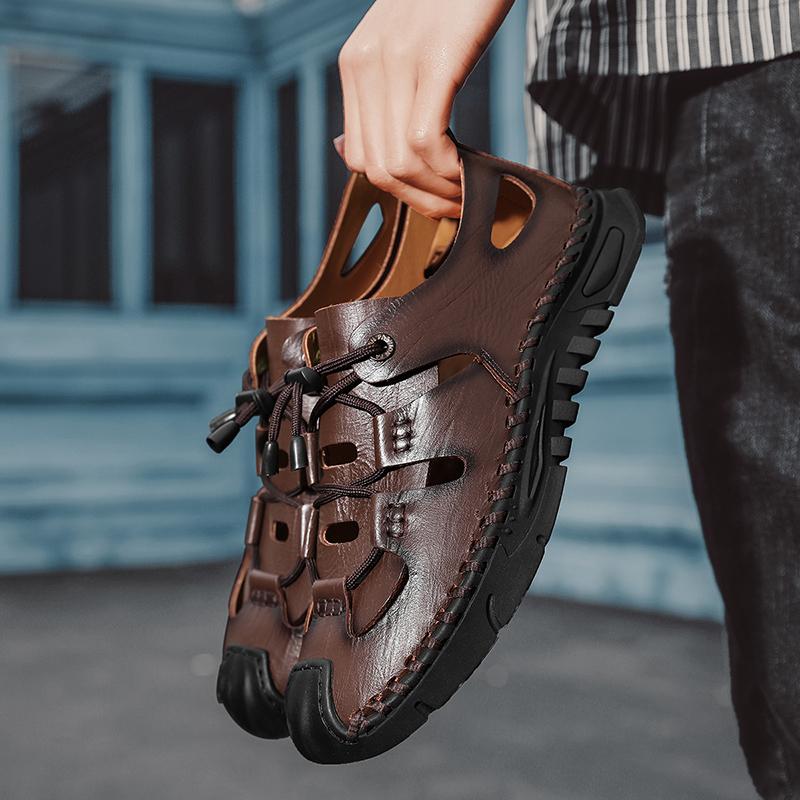 Fashion Summer Outdoor Sandals for Men Breathable Hiking Shoes Water Beach Mens Sandals Camping Climbing Aqua Sneaker