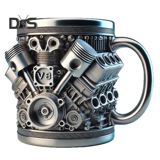 

Ручная работа чашка для кофе V8 двигатель кружка для автолюбителей большая емкость чашка для чая кружка для горячего напитка для домашнего офиса A