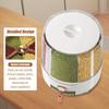6/10KG Cereal Container 360° Rotating Food Storage Box Portable Grain Storage Dispenser  Household