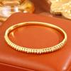 Copper gold-plated zircon inlaid snake  women's fashion trend does not fade  light luxury 