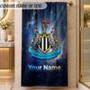 Plaj Havlusu Newcastle United FC Özel İsim Yazısı Kişiselleştirilmiş Yumuşak Havlu Plaj Havuzu İç Mekan Ev Dekorasyonu Hediye