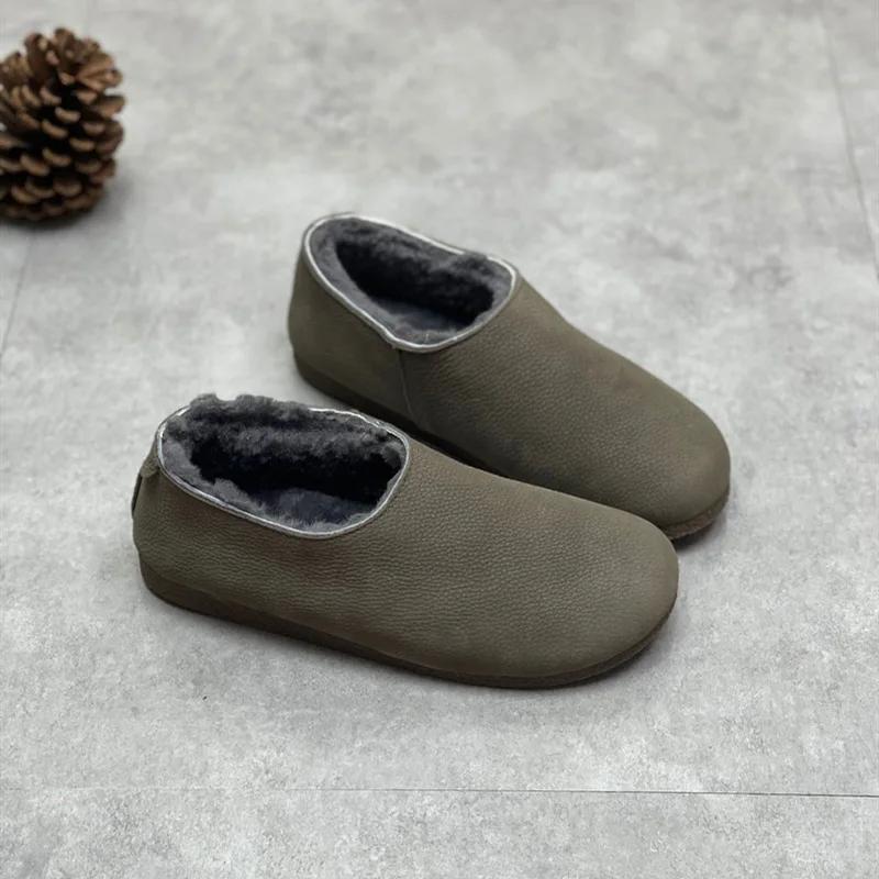 

Модные высококачественные женские зимние сапоги из коровьей шерсти, зимние теплые меховые женские сапоги, ботильоны, женская обувь 41 серый