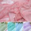 Chinese Style Small Pear Flower Tie-dye Printing Chiffon Fabric For Diy Sewing Craft Cheongsam Hanfu Dress Stage Costume Fabric