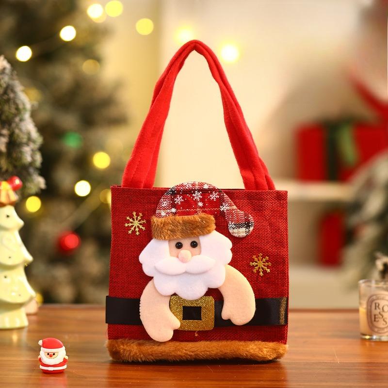 Christmas gift bags, Santa Elk candy bags, gift bags, Christmas Eve apple bags, Christmas decorations