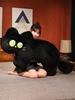40-100cm Lovely Black Cats Plushies Stuffed Animals Plush Cats Toy Pillow Cushion For Kawaii Room Decor Cute Toy