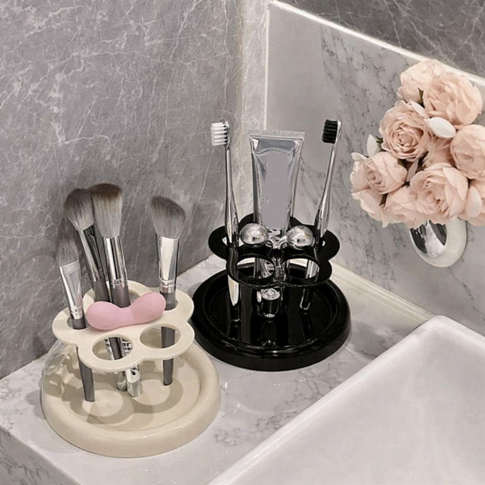 Plastic Electric Toothbrush Holder Decorative Makeup Brush Storage Rack  Bedroom