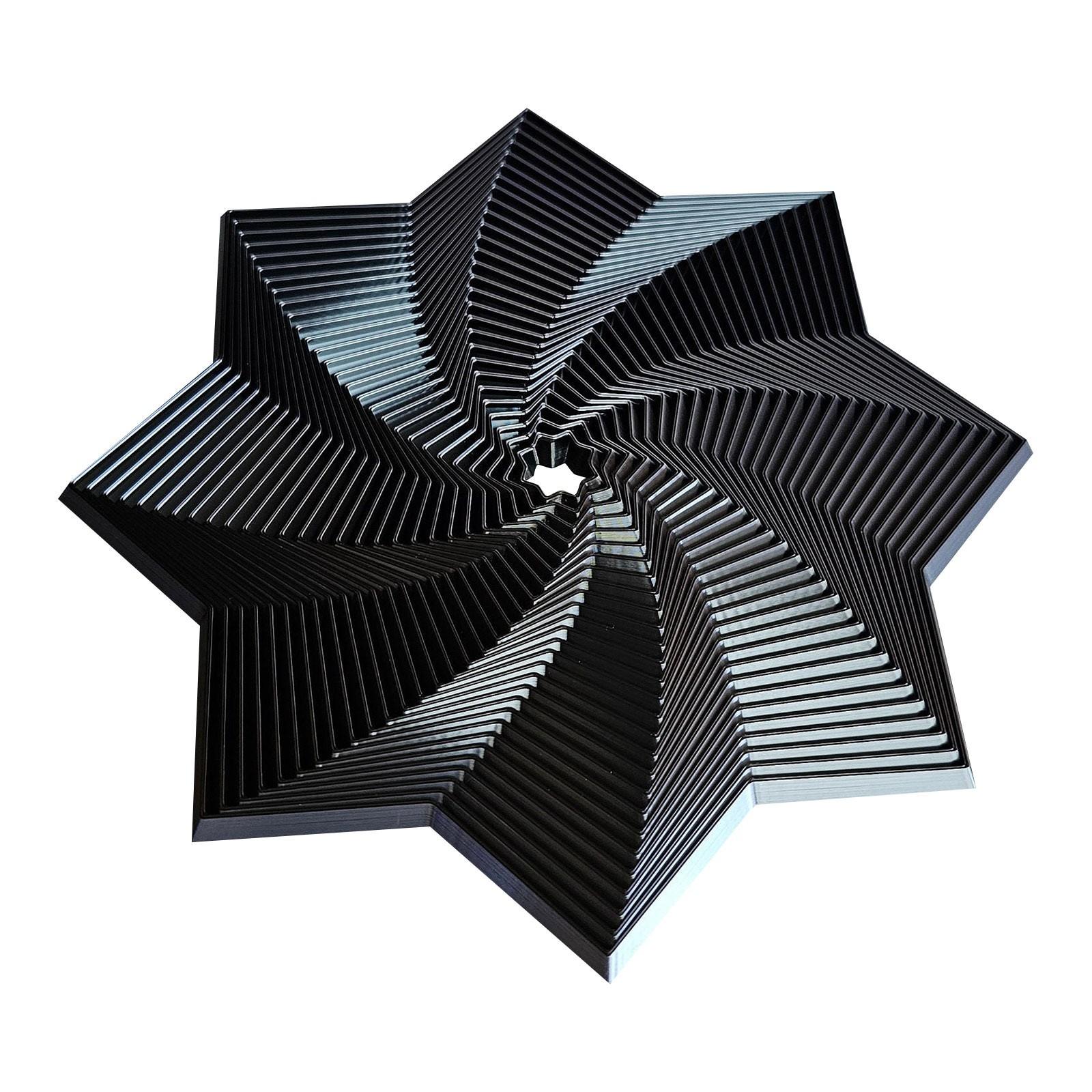 

3D-игрушка, Игрушка-спираль Octagon, Игрушка, напечатанная на 3D-принтере, Игрушка-шестеренка Octagon, напечатанная на 3D-принтере, Инструмент для осознанной медитации, Сенсорные игрушки для взрослых One Size чёрный