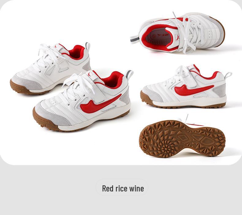 Red Dragonfly 2026 Spring Kids' Casual Patchwork Velcro Shoes with Non-slip Rubber Sole