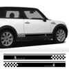 Car Door Side Stickers Auto Racing Sport Decal For Mini Cooper R56 R57 R58 R50 R52 R53 R59 R61 Countryman R60 F60 F55 F56 F54