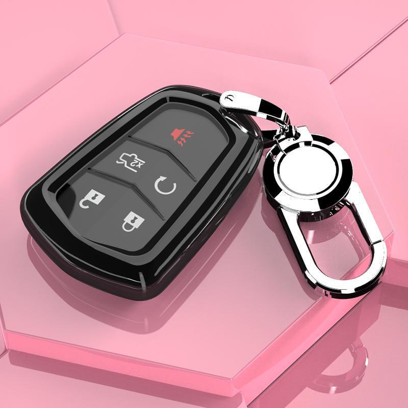 Cadillac ATSL Key Cover for 2014-2018 28T Luxury Models - Five-Button Remote Control Shell