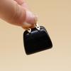 Natural Stone Carved Mini Bag Reiki Healing Crystal Handbag Shape Palm Worry Stones Chakra Balancing Gifts
