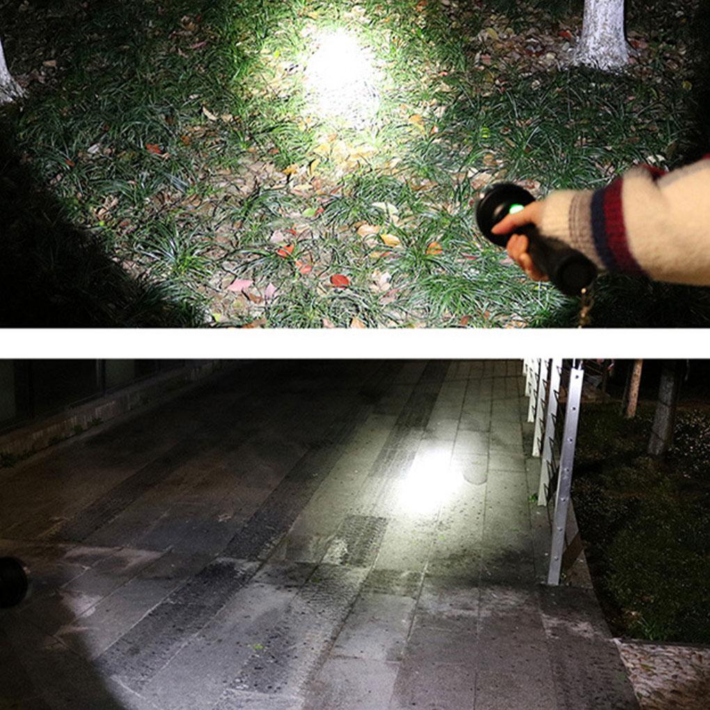 Flashlight Powerful Super Rechargeable Camping Mountaineering Outdoors Torch Portable Brightness Adjustable Supply