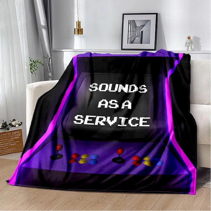 Game Boy GamePad Retro Games Console Blanket,Soft Throw Blanket for Home Bedroom Bed Sofa Picnic Travel Office Cover Blanket Kid