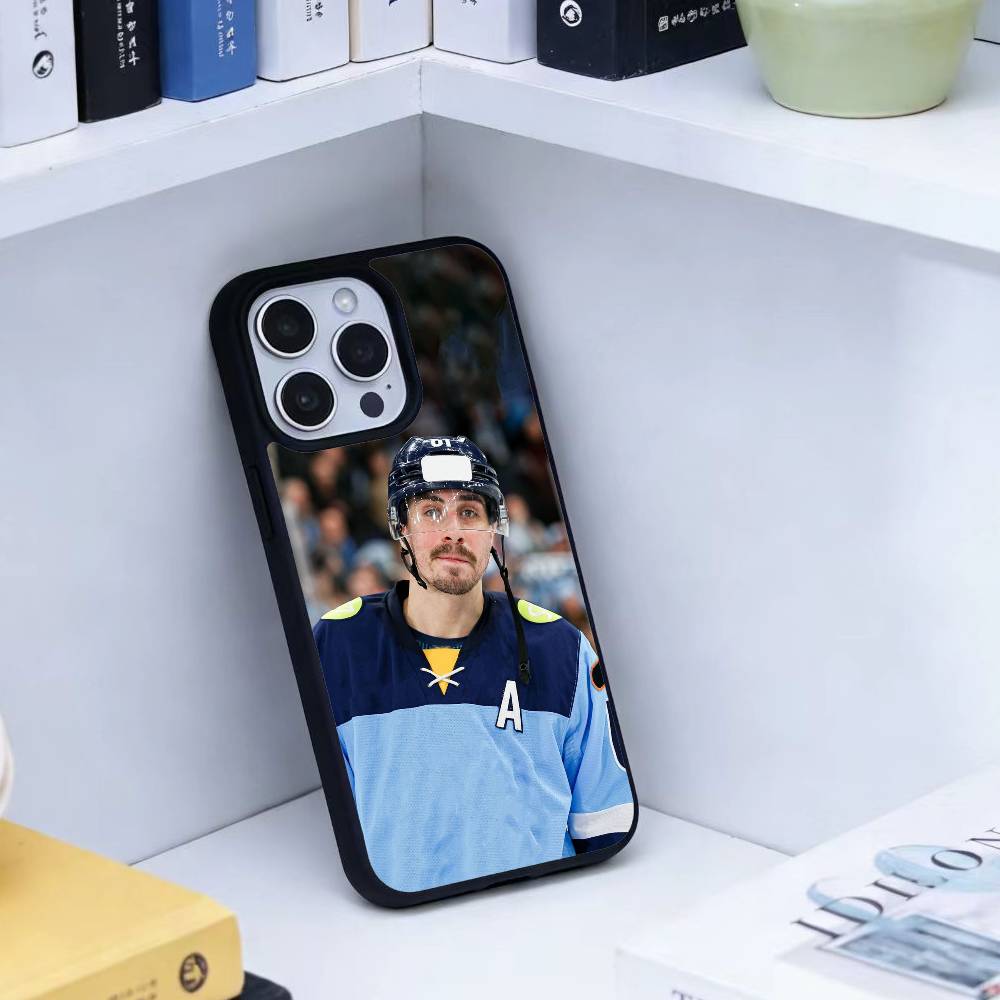 Ice Hockey Player-Heated Rivalry Phone Case For iPhone 14,16,15,13,17,12,Plus,Pro,Max Magnetic For Magsafe Frosted Cover
