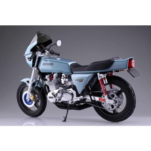 Aoshima Bunka Kyozai 1/12 Scale The Bike Series No. 44 Kawasaki KZT00D Z1-R 1977 Custom Plastic Model Kit, Molded in Color