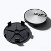 4pcs Silver Black Advan Racing Logo Emblem Car Wheel Center Caps 68MM 63MM Wheels Hub Cap Rim Hubcaps Dust Cover Car Accessories