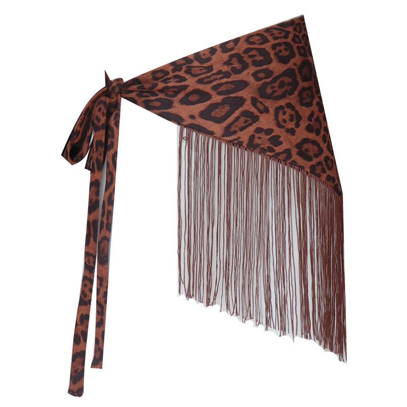 Bohemian Ethnic Style Wide Waist Belt For Women Scarf Skirt Curtain Layering Hip Cover UpTassel decoration