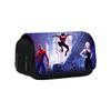 Spider-Man Double Pencil Case, Student Stationery Storage Bag, Large-Capacity Stationery Bag