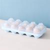 A84X-2Piece Egg Storage Box Refrigerator Crisper Egg Protection Box Portable Egg Carriage Container For Camping Picnic