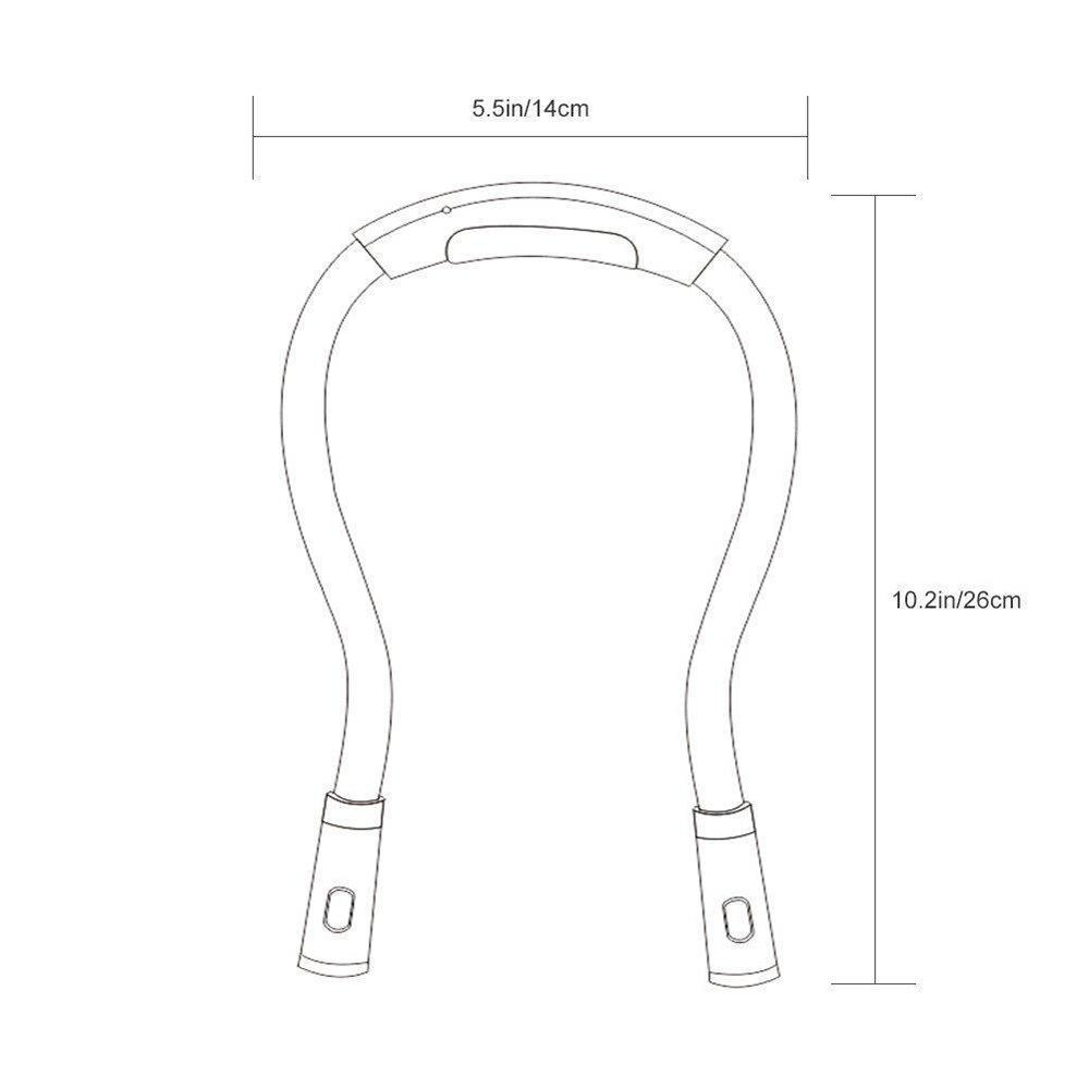 Versatile LED Neck and Headband Reading Light