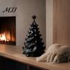 Seasonal Showcase Display 3D Printed Christmas Tree Ornament, Modern Minimalist Tabletop Decor Holiday Gift for Friends Home Office Display,