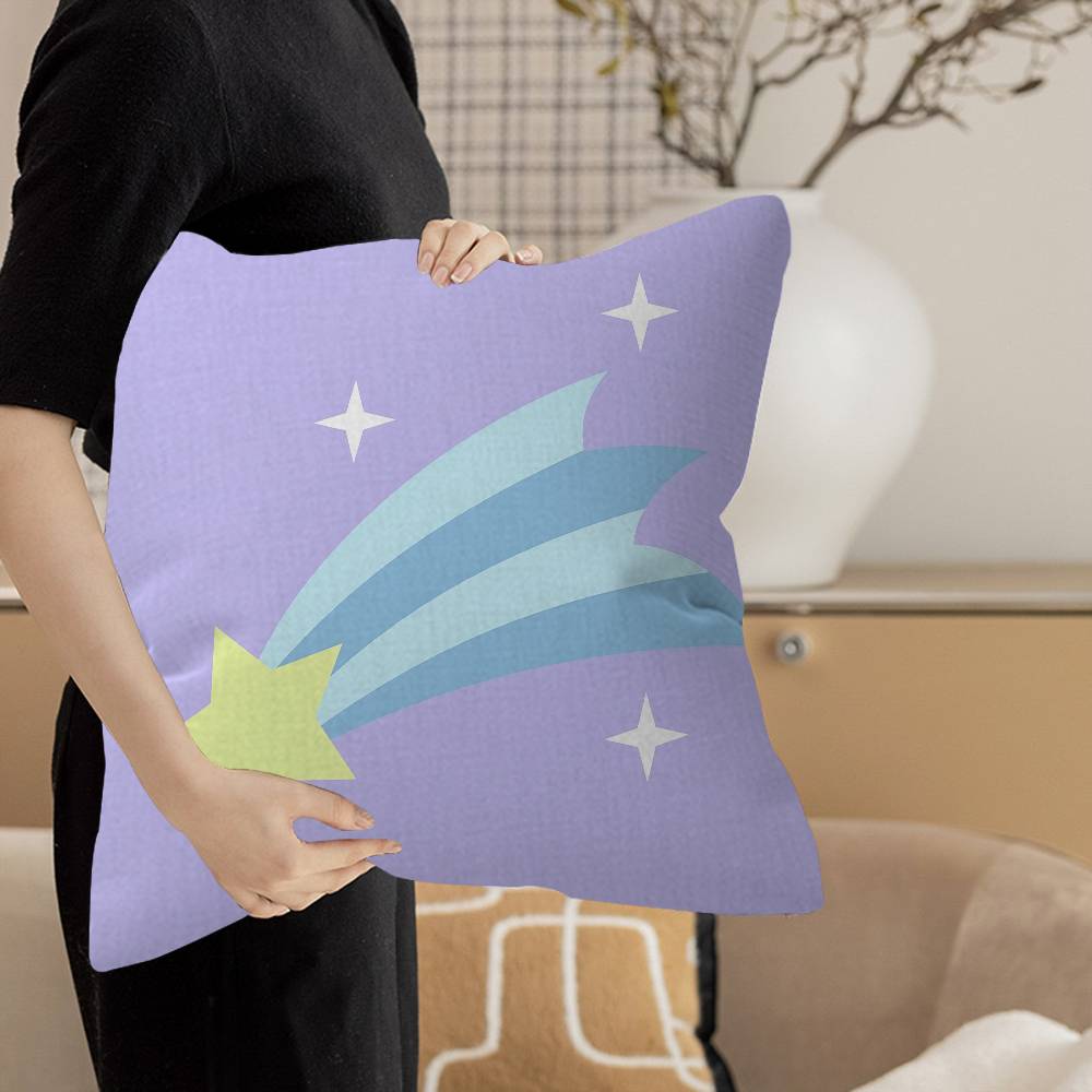 M-My-L-Little-P-Pony Pillow Cover for Bedroom Room and Living Room Sofa Decorative Cushion Cover