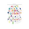Colored Polka Dots, Birthday Party Decorations, Disposable Colored Balloons, Paper Cups, Paper Plates, Holiday Decorations