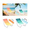 Folding Beach Chair Camping Chair Lightweight Non Slip Lounge Chair with Storage Bag for Garden Deck Sunbathing