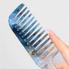 Wide Tooth Comb Detangler Hair Comb Printed Hair Styling Comb Curly Comb Hair Brush Comb Hairdressing Combs