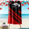 Beach Towel with SC Freiburg German Club Badge, Quick Dry Lightweight, Ultra Soft Absorbent, for Vacation Pool Gift