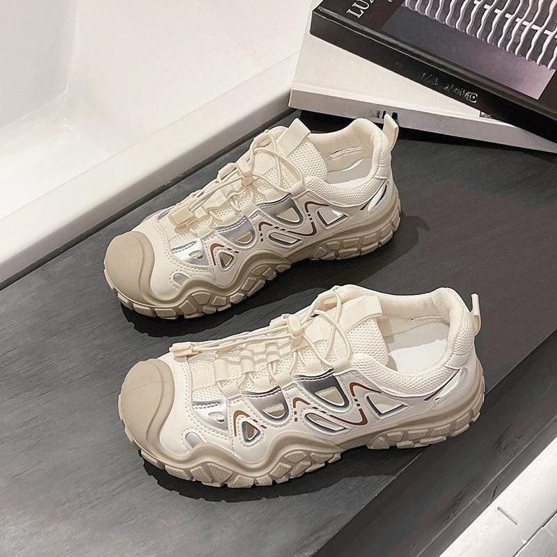 

New Perforated Sports Shoes for Women, Breathable Sports Dad Shoes, Casual and Versatile Shoes 40