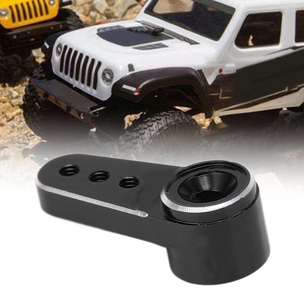 RC Servo Arm Metal 15T Accurate Stable Performance Steering Arm with Screws for   SCX24 1Celsius24 Remote Control Car