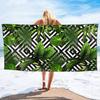 Green Leaf Pattern Beach Towel for Family Stuffs Friend Gift Quick-Dry Sand Free For Bath Yoga Beach Camping Swimming GYM Travel