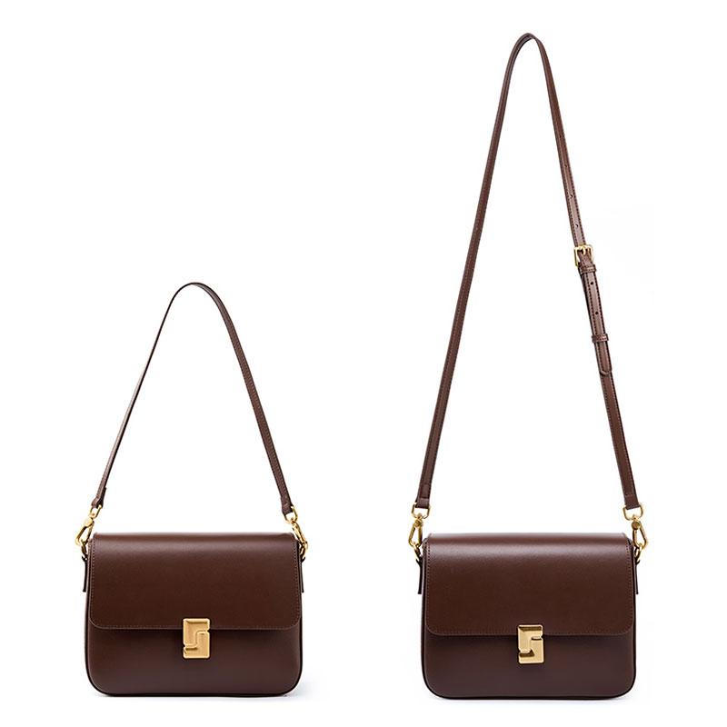 100% Genuine Leather Women's Shoulder Bag High Quality Luxury Designer Crossbody Bags Fashi Cowhide Female Handbags