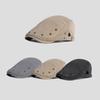Cotton Forward Cap Harajuku Retro Painter Hat Fashion Rivet Beret  Forward Hat