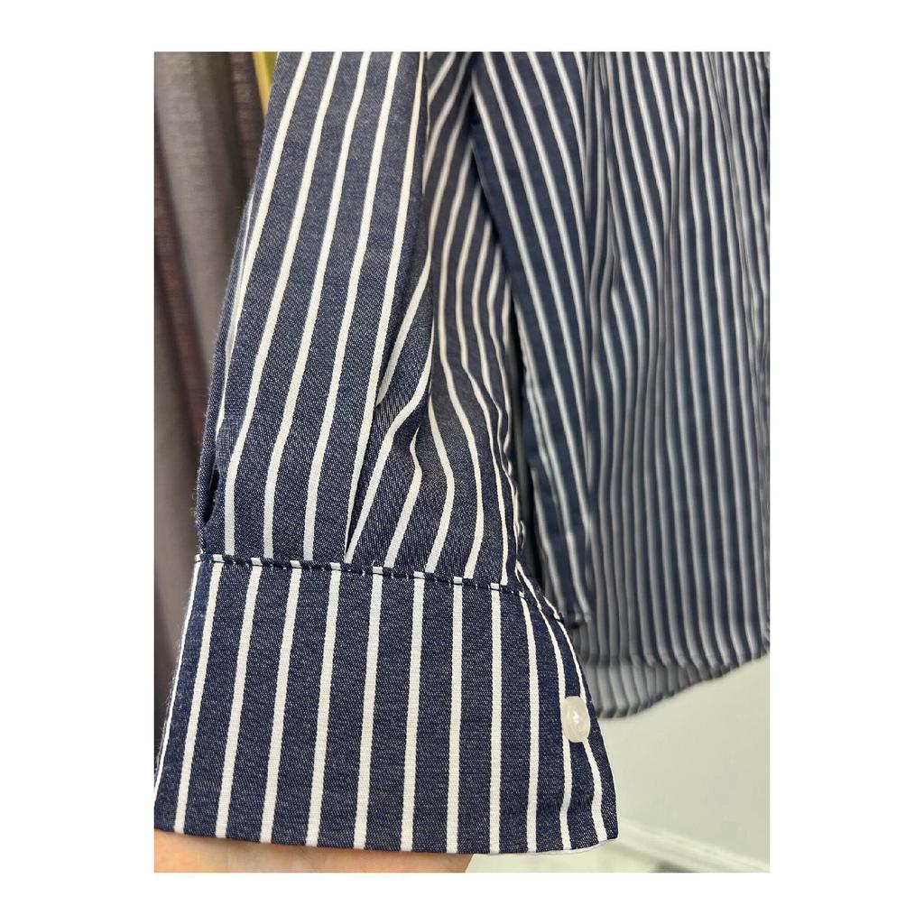 Striped Oversized Women's Shirt