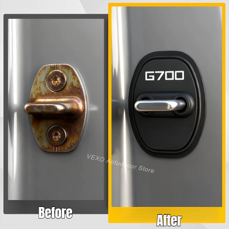 For Chery Jetour G700 2025 2026 Door Lock Cover Stopper Silicone Electric Vehicle Car Lock Protective Shock Absorber Accessories
