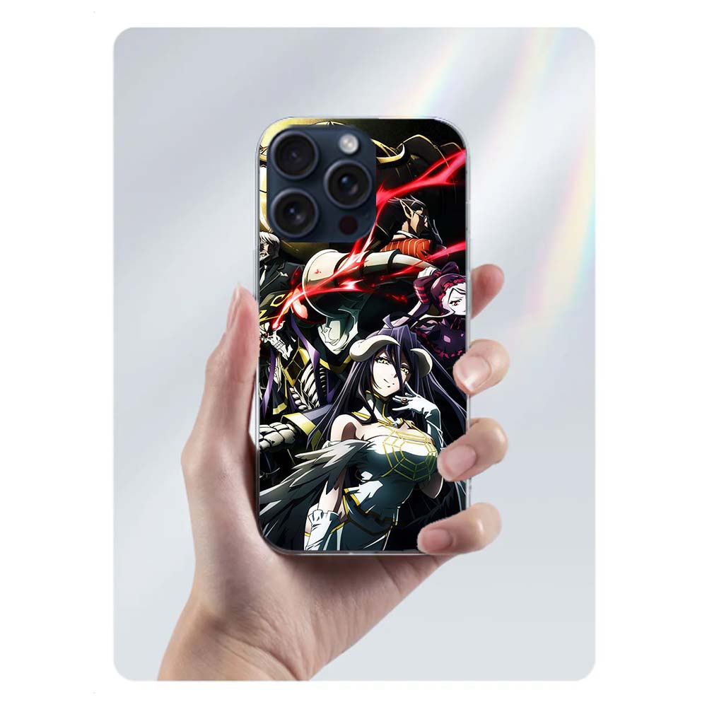 Albedo Overlord Clear Phone Case For Iphone 17 Air 16 Pro Max 15 Pro 14 Plus 17E 16E 11 13 12 Mini Cover Cases Fundas Cell TPU C