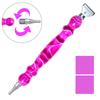 Swirl Resin Diamond Painting Pen Double-Ended Drill Pen with 2 Metal Tips Ergonomic Handle for 5D Diamond Art Craft
