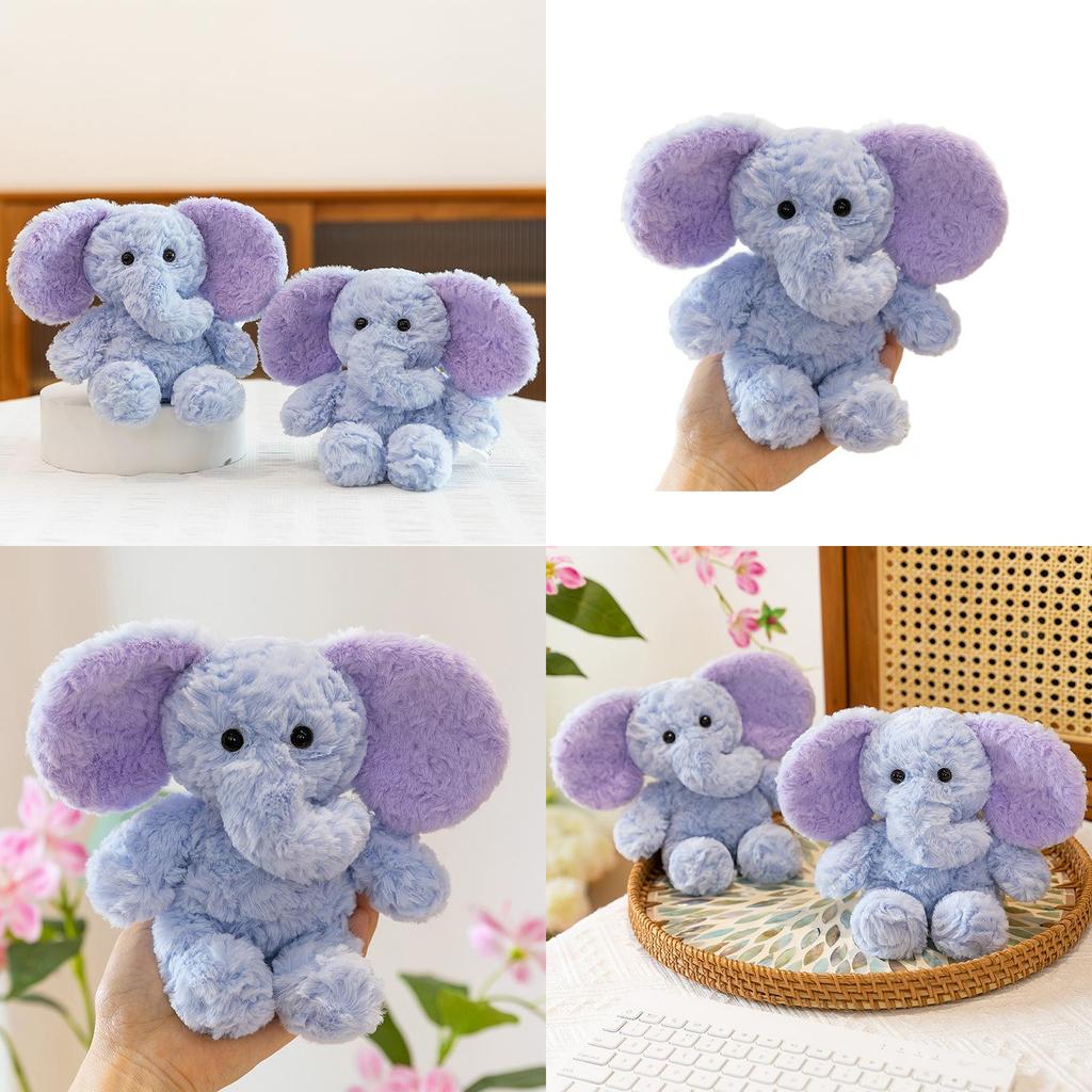 Scented Elephant Stuffed Animal Keychain With Clip For Kids Room Decor