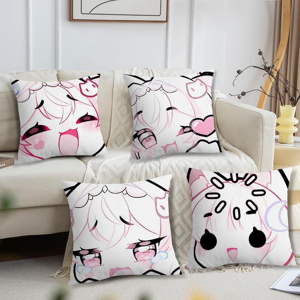 Cute Pink Girl cushion cover For Pillow Printing Sofa Decoration Home Car Room Coffee Shop Office Nordic Simplicity