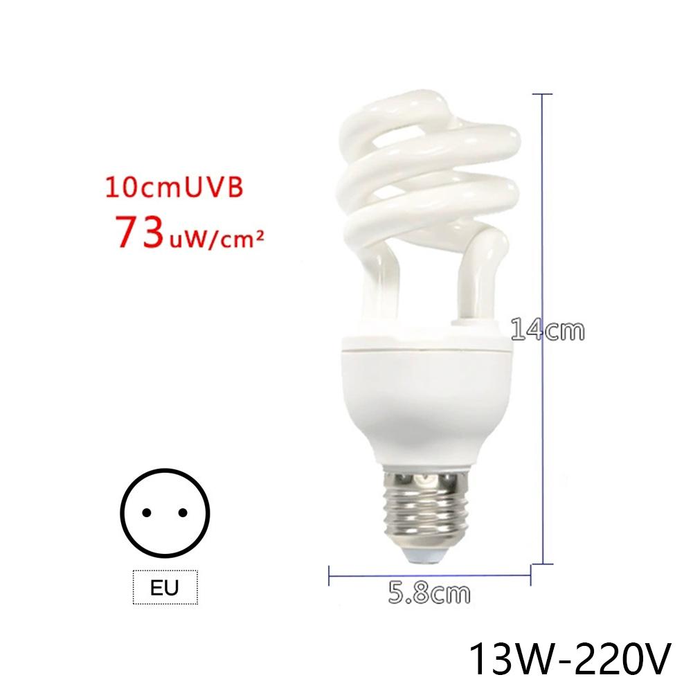 

UVB Reptile Lamp 13W 26W UVB Rays Energy Heating Light Calcium-enriched Bulb Heating Lamps Turtle Lizard Snake UVB 5.0 13W-220V
