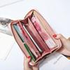 Women Long Zipper Coin Purses Tassel Design Clutch Purse Female Money Credit Card Holder Butterfly Luxury Brand Leather Wallets