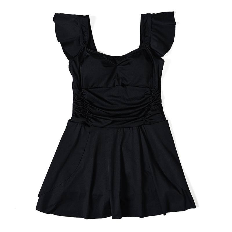 2025 Stylish Slimming One-Piece Skirted Swimsuit for Women - Tummy Control & Chest Support, Ideal for Vacations.