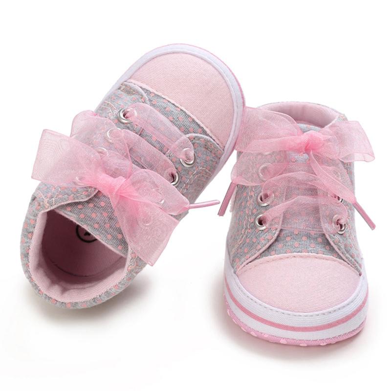 Baby Sneaker Rutschfeste Weiche Sohle Niedliches Herzförmiges Design Kleinkindschuhe Für 0-1 Jähriges Mädchen