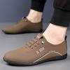 Lederschuhe für Herren Mode Weiche Sohle Herren Slipper Bequeme Leichte Laufschuhe Herren Flats Mokassins Zapatillas Hombre